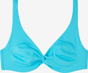 CALZEDONIA T-Shirt Bikinitop in Blau: predná strana