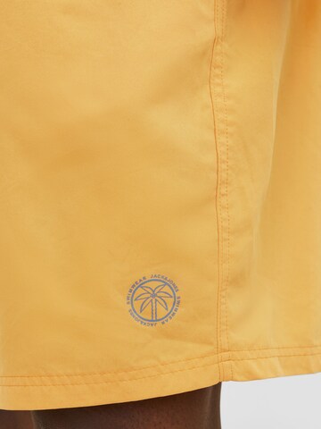Shorts de bain Jack & Jones Plus en orange