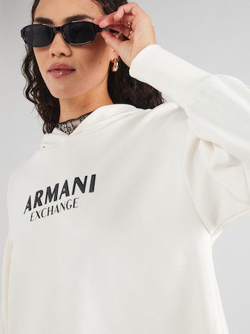 Sweat-shirt ARMANI EXCHANGE en blanc