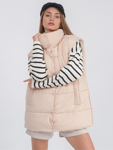 Gilet 'Komuni' FRESHLIONS en beige