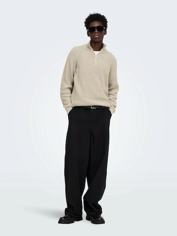 Only & Sons - Jersey 'ONSLOGAN' en gris
