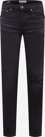 Calvin Klein Jeans Skinny Jeans in Black: front