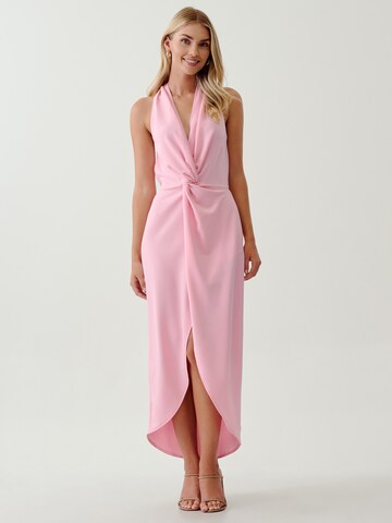 Robe 'KARMEN' Tussah en rose : devant