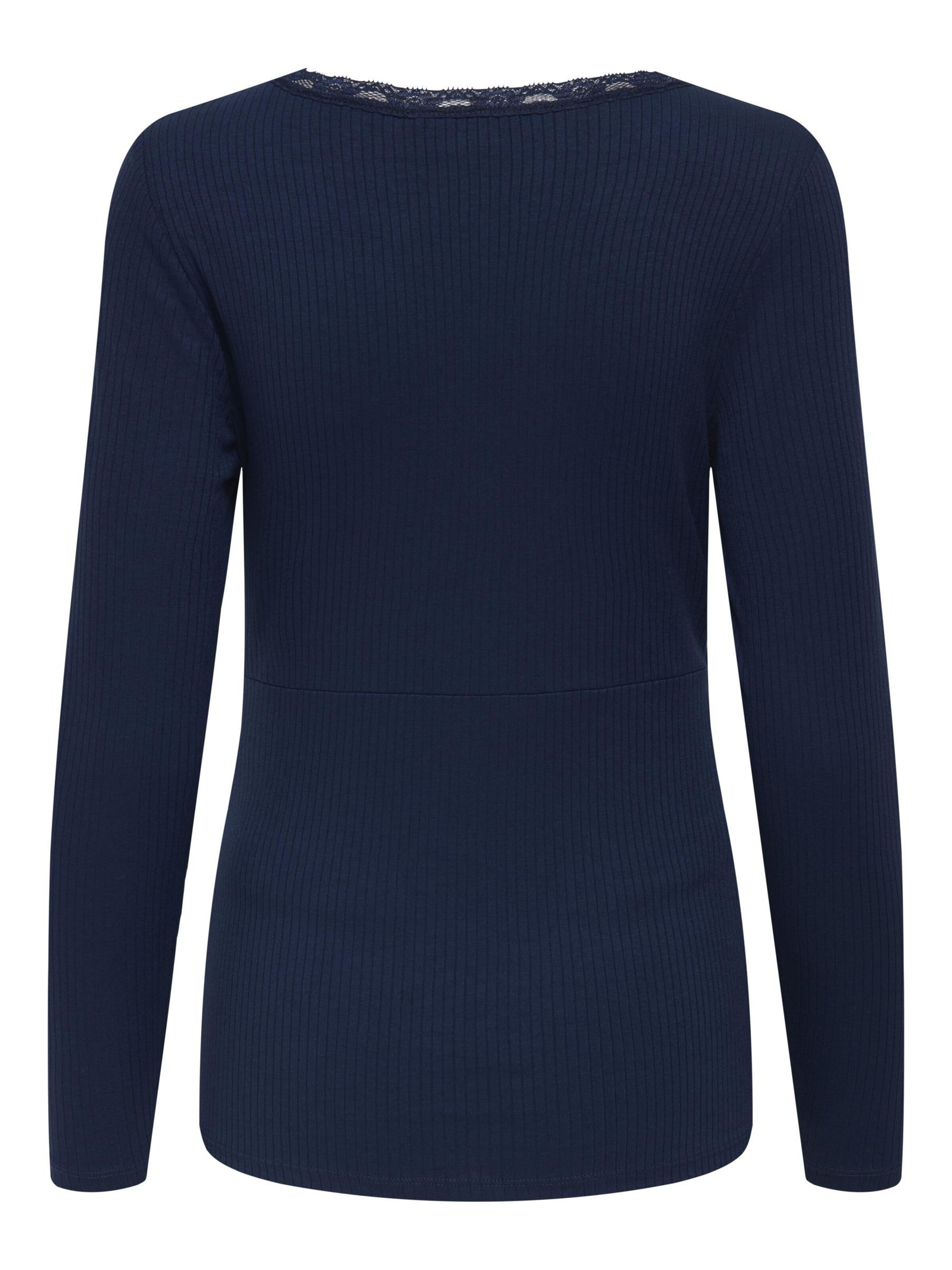 Only Maternity Shirt 'OLMIpass' in Blue