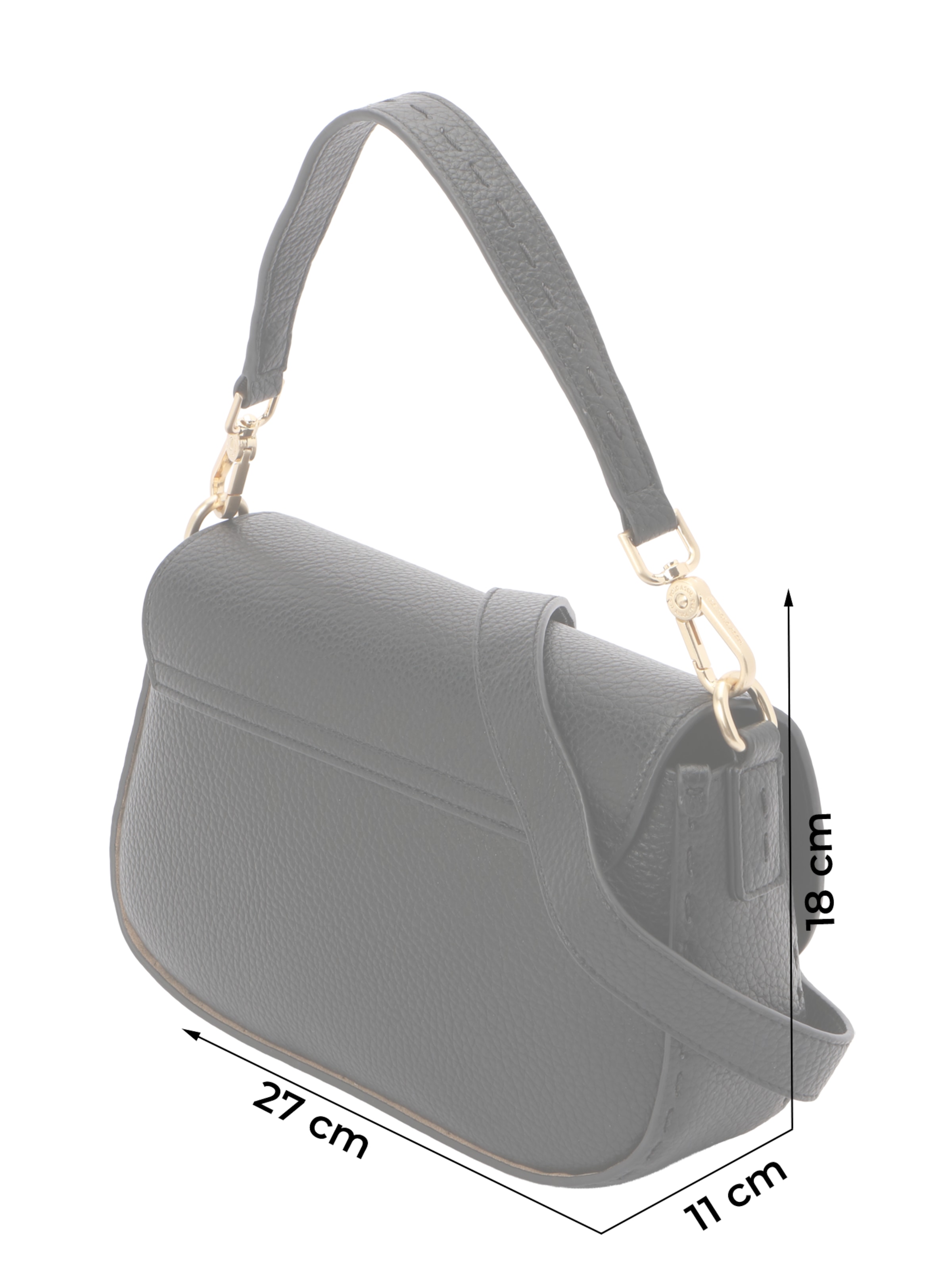 U.S. POLO ASSN. Handbag in Black: front