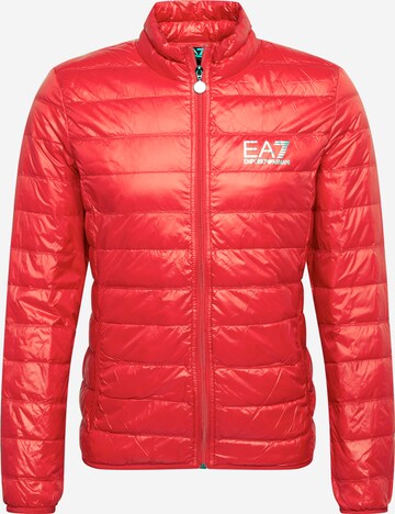 Giacca invernale di EA7 Emporio Armani in rosso: frontale