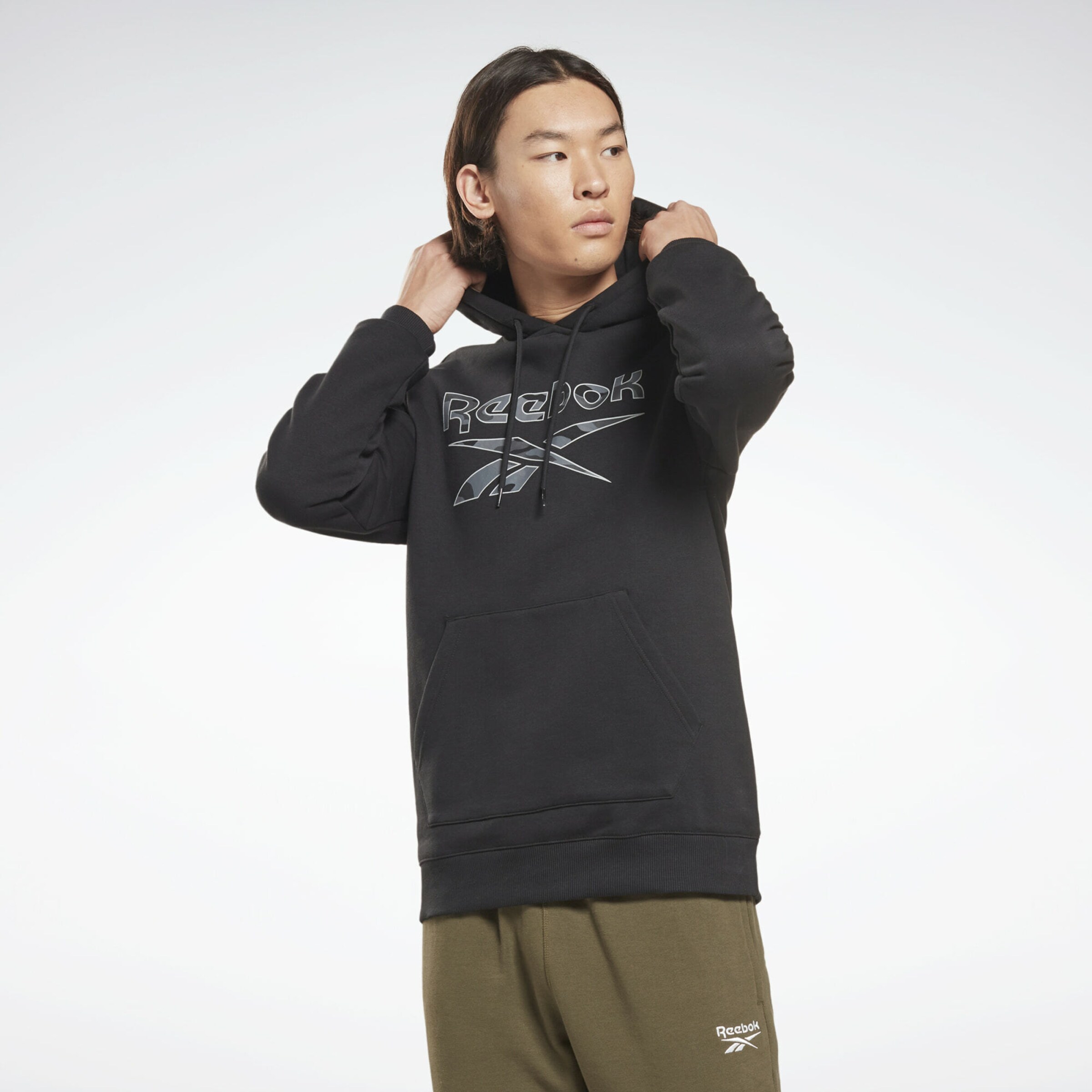 Männer Sportarten Reebok Sport Sportsweatshirt 'Identity' in Schwarz - CZ32123 Männer Sportarten Reebok Sport Sportsweatshirt 'Identity' in Schwarz - CZ32123
