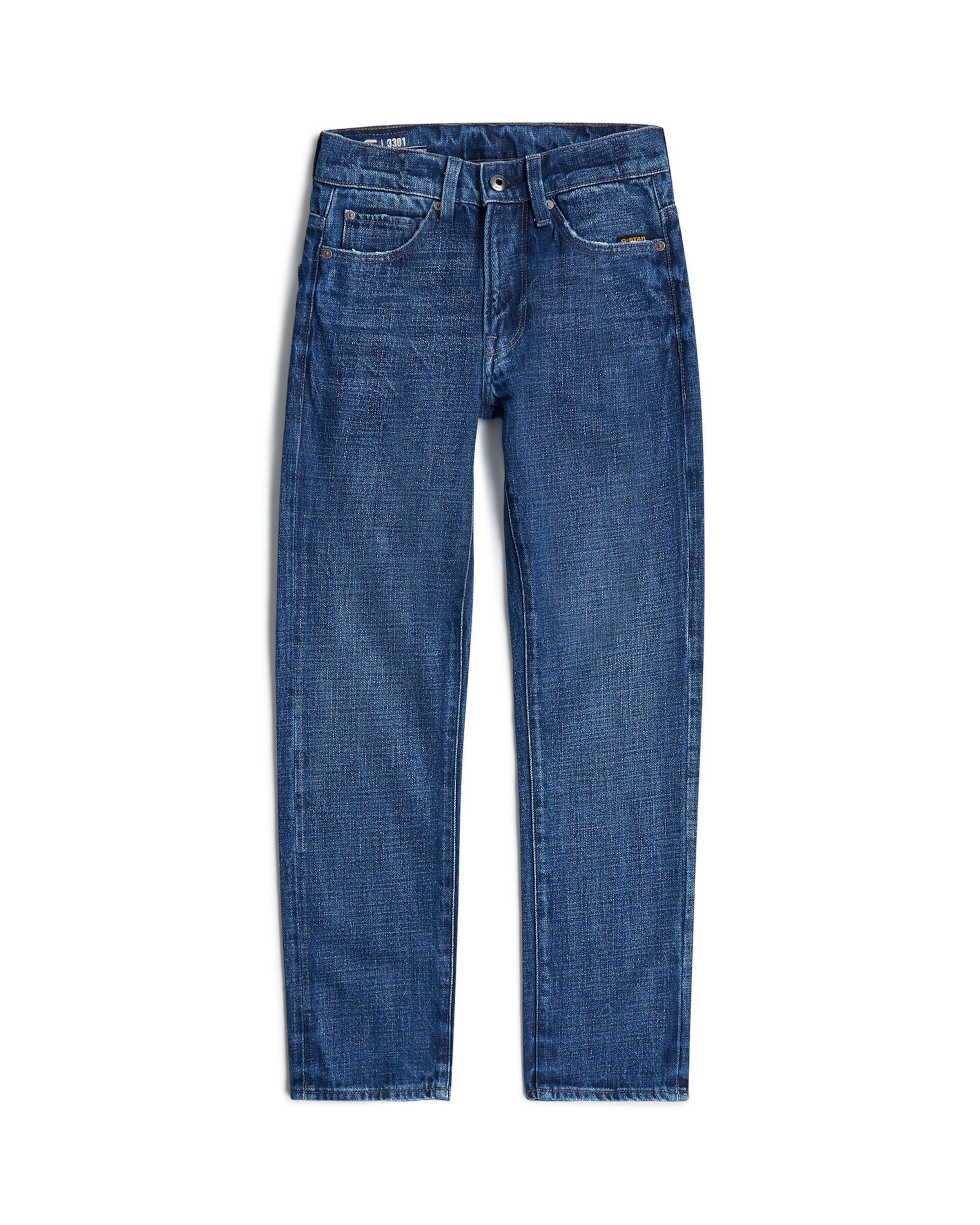 G-STAR Regular Jeans - 'Boys 3301 Tapered Jeans' in Blau: Vorderseite