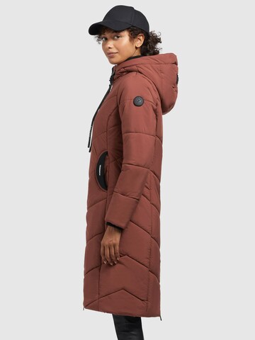 khujo - Sobretudo de inverno 'Aribay4' em vermelho