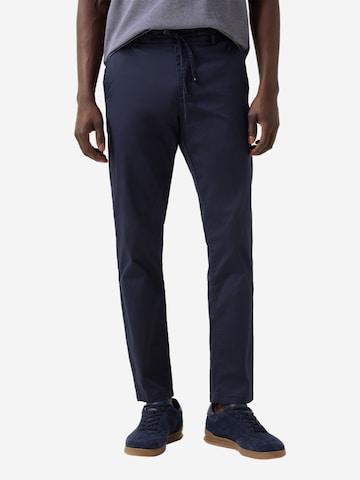 BOGNER Regular Chino Pants 'Riley' in Blue: front