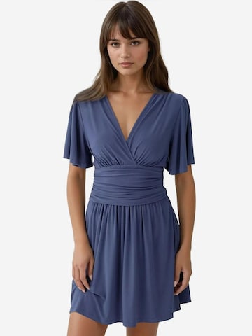 Hiccup Kleid in Blau: Vorderseite