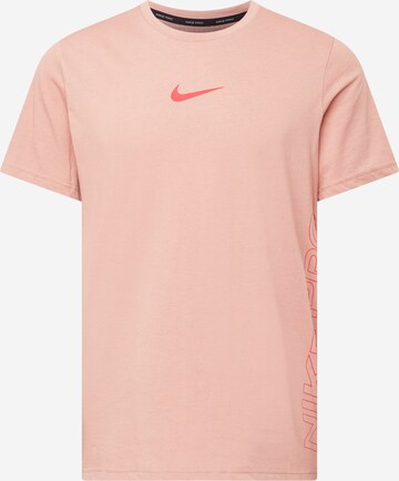 NIKE Funkční tričko 'Burnout' – pink: přední strana