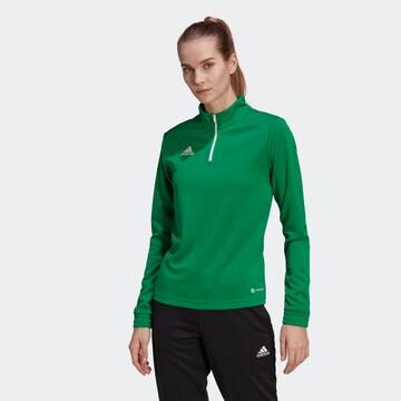 T-shirt fonctionnel 'Entrada 22' ADIDAS SPORTSWEAR en vert : devant