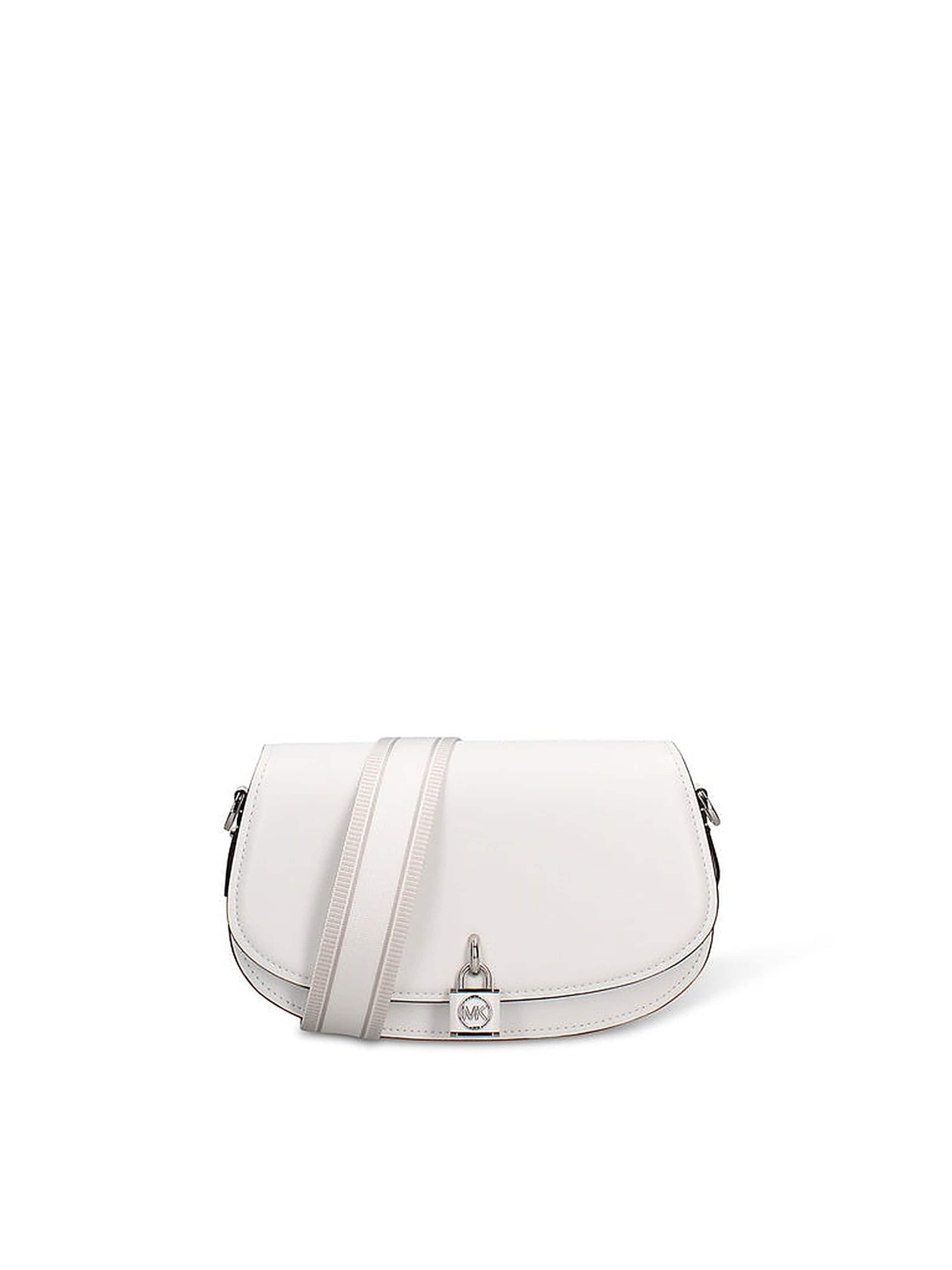 Sac à bandoulière Michael Kors en blanc : devant
