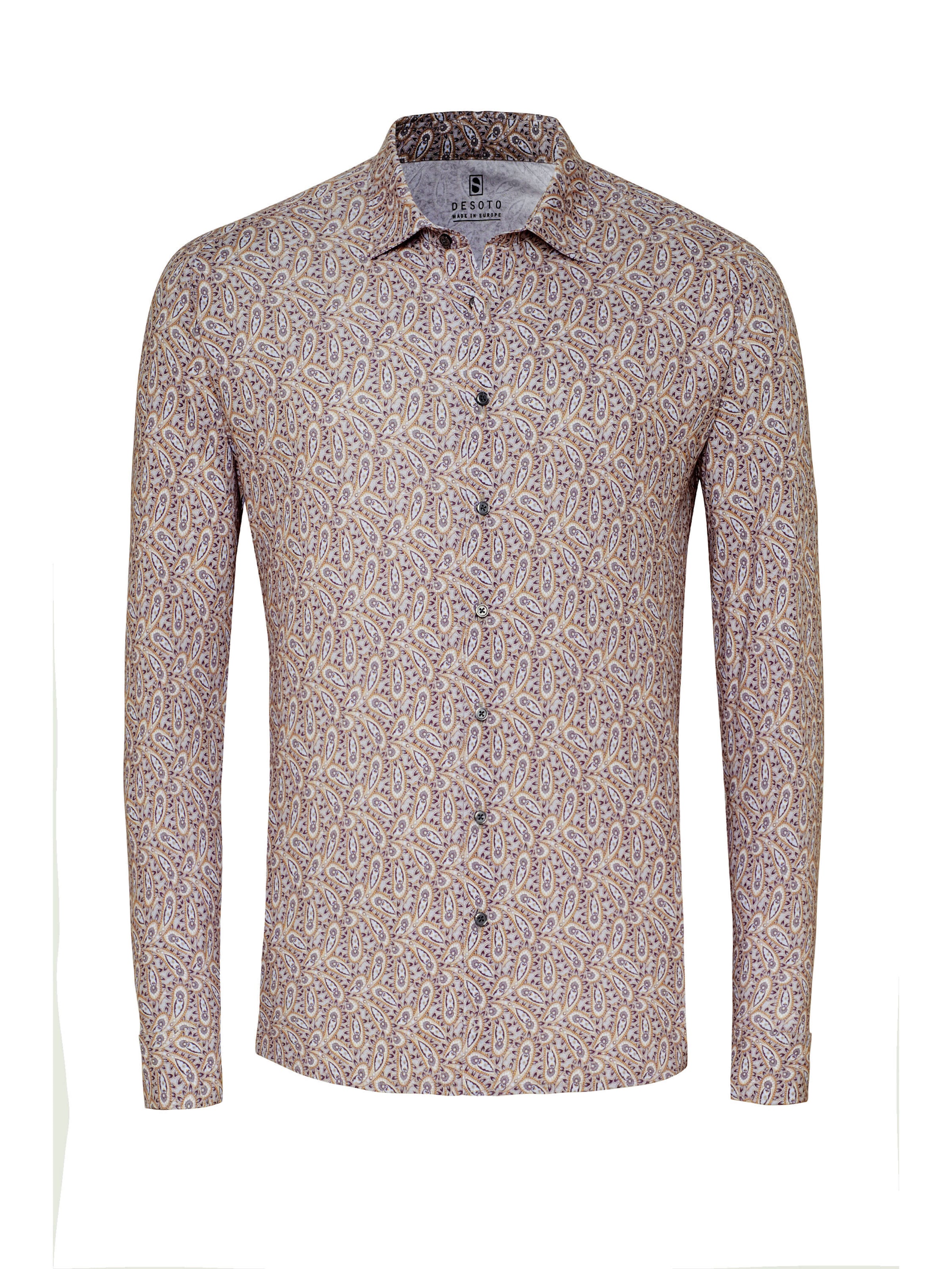 DESOTO Overhemd in Beige: voorkant