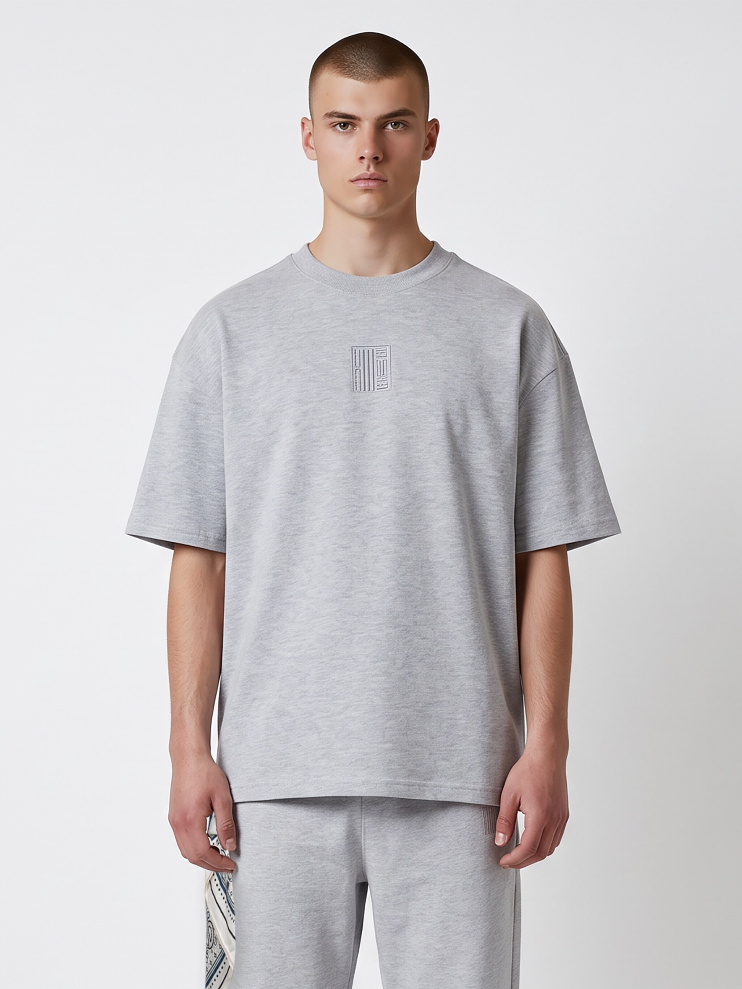 Alessandro Magno Shirt 'CORE 8.0' in Grey: front