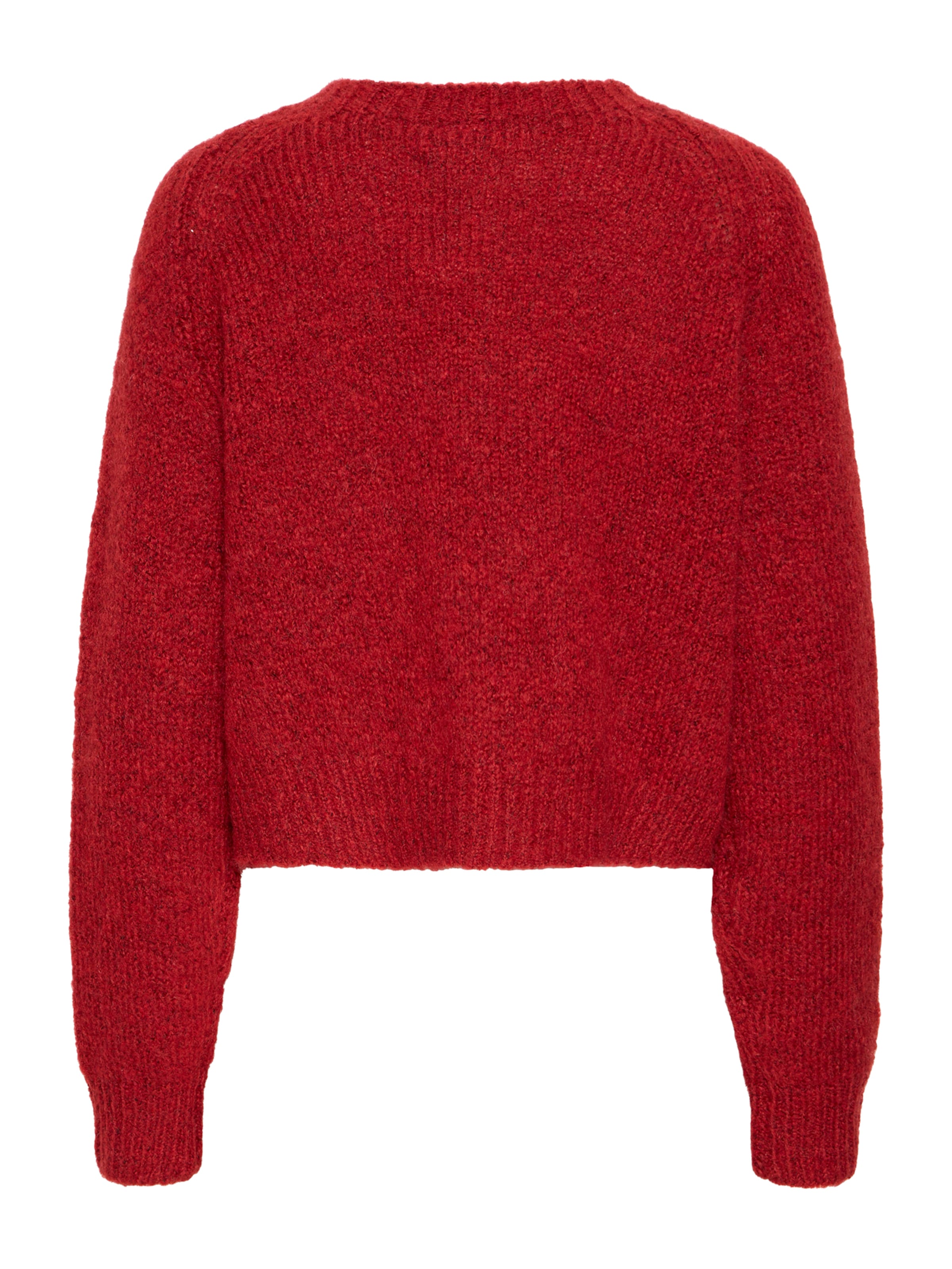 ICHI Knit cardigan 'IHBELABLUE' in Red