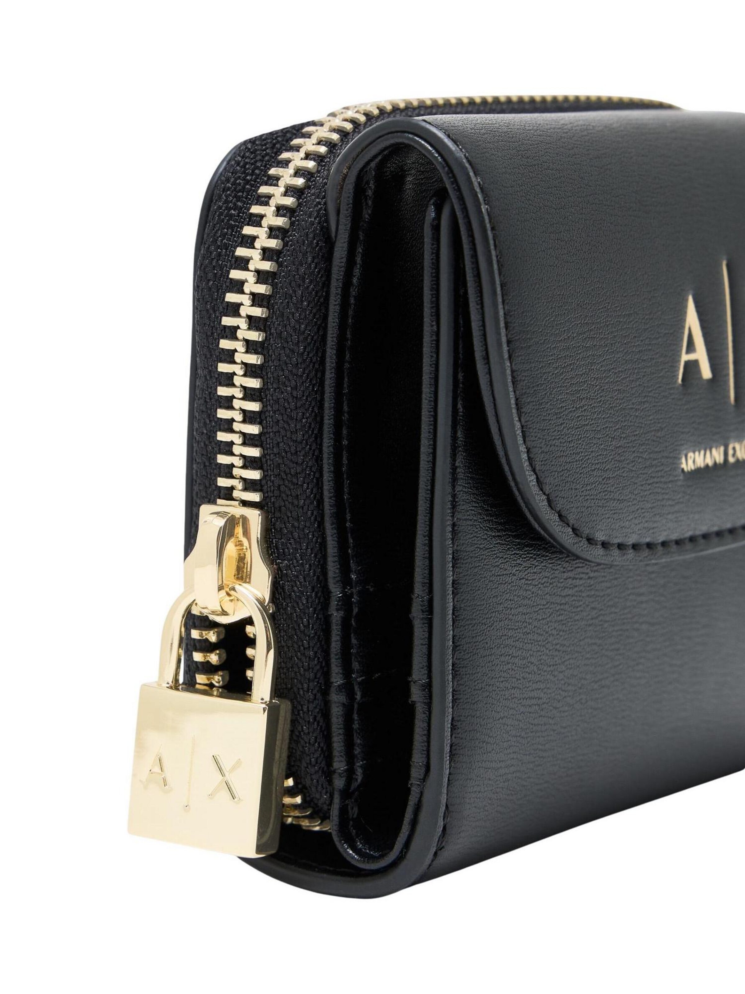 Portamonete 'XW003312 AF28605' di ARMANI EXCHANGE in nero