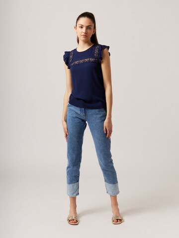 NAF NAF Shirt 'Julieta' in Blue