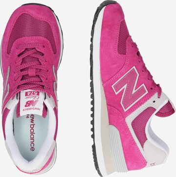 Sneaker low '574' de la new balance pe roz