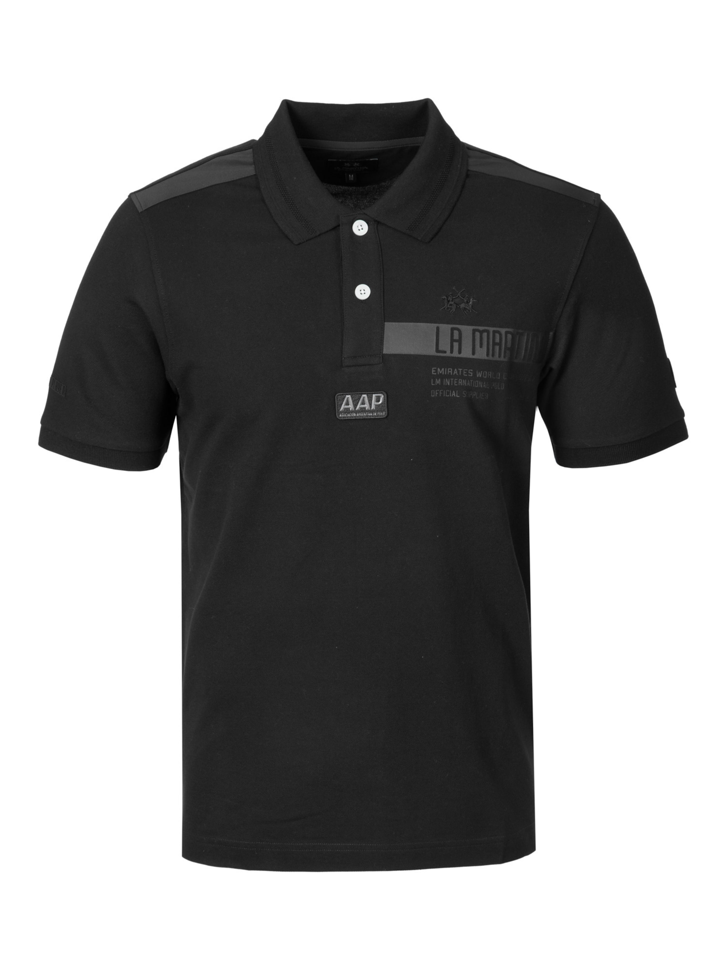 La Martina - Camisa em preto: frente
