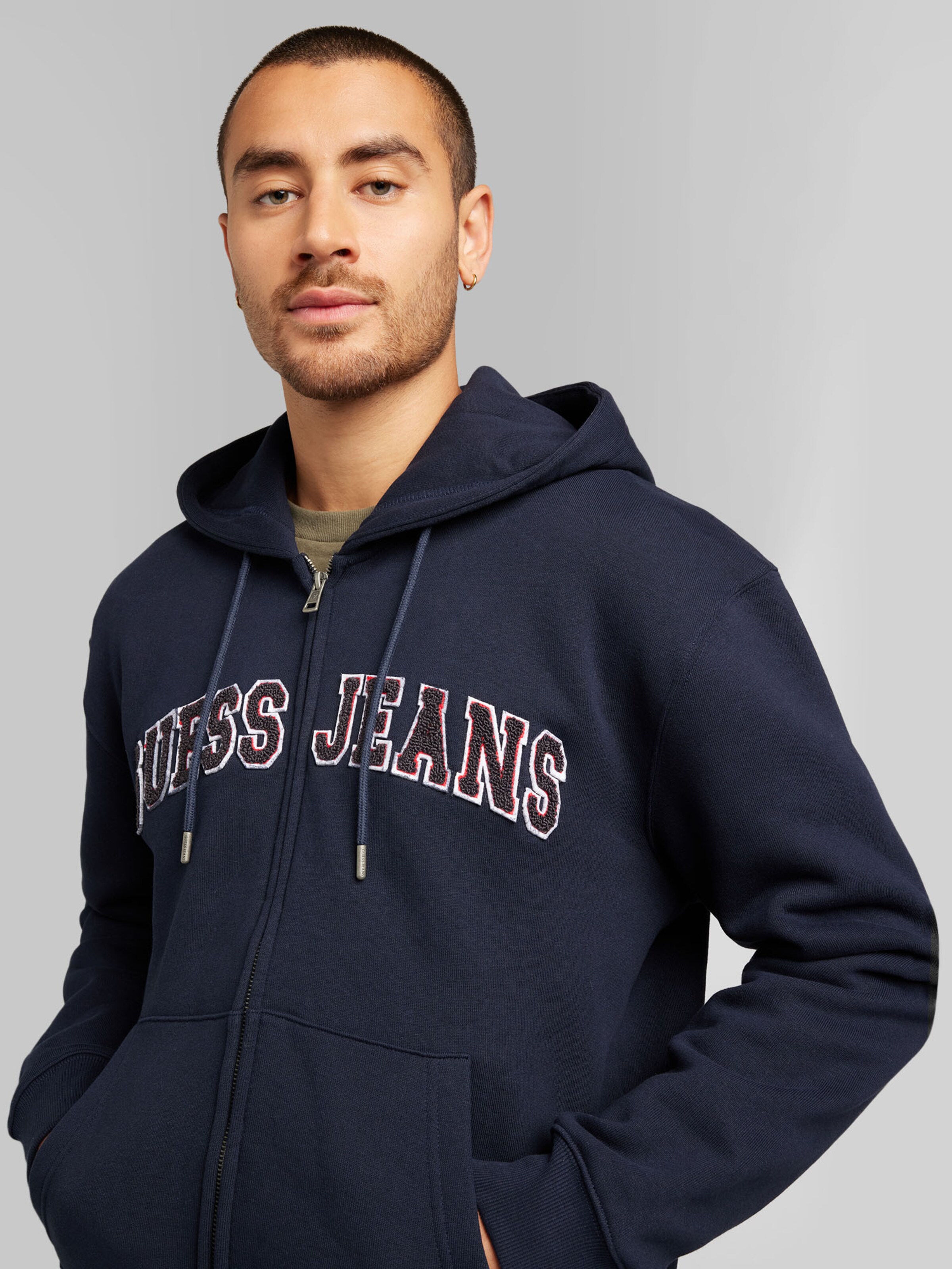 Guess pullover jacket hotsell