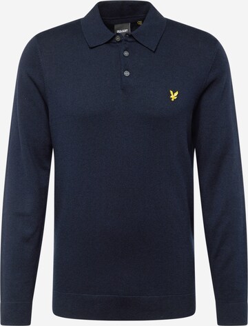 Pull-over Lyle & Scott en bleu : devant