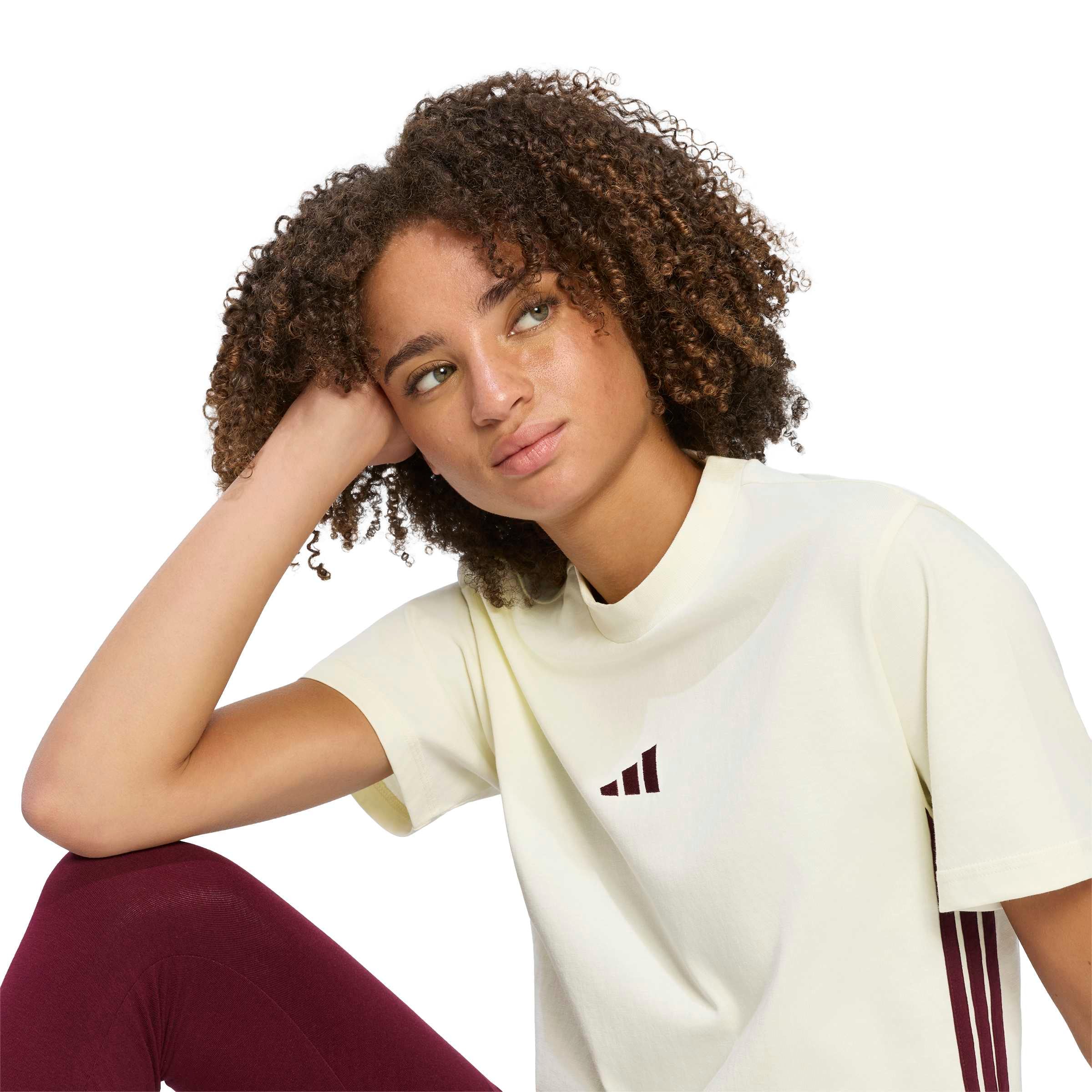 T-shirt fonctionnel 'Essentials' ADIDAS SPORTSWEAR en beige