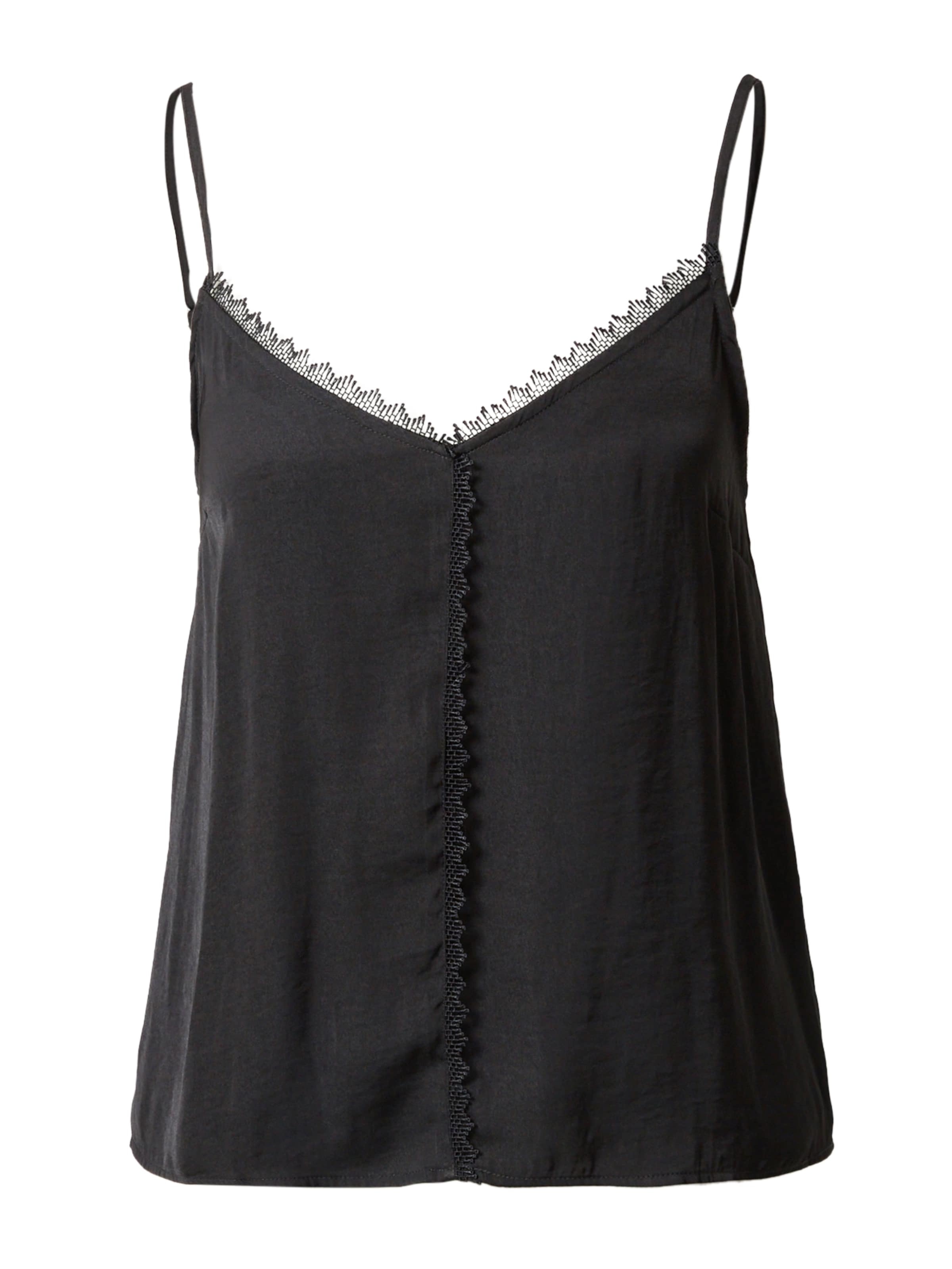 ABOUT YOU Top 'Meline' in Black: front
