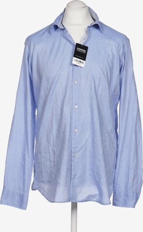 Etro Button Up Shirt in L in Blue: front
