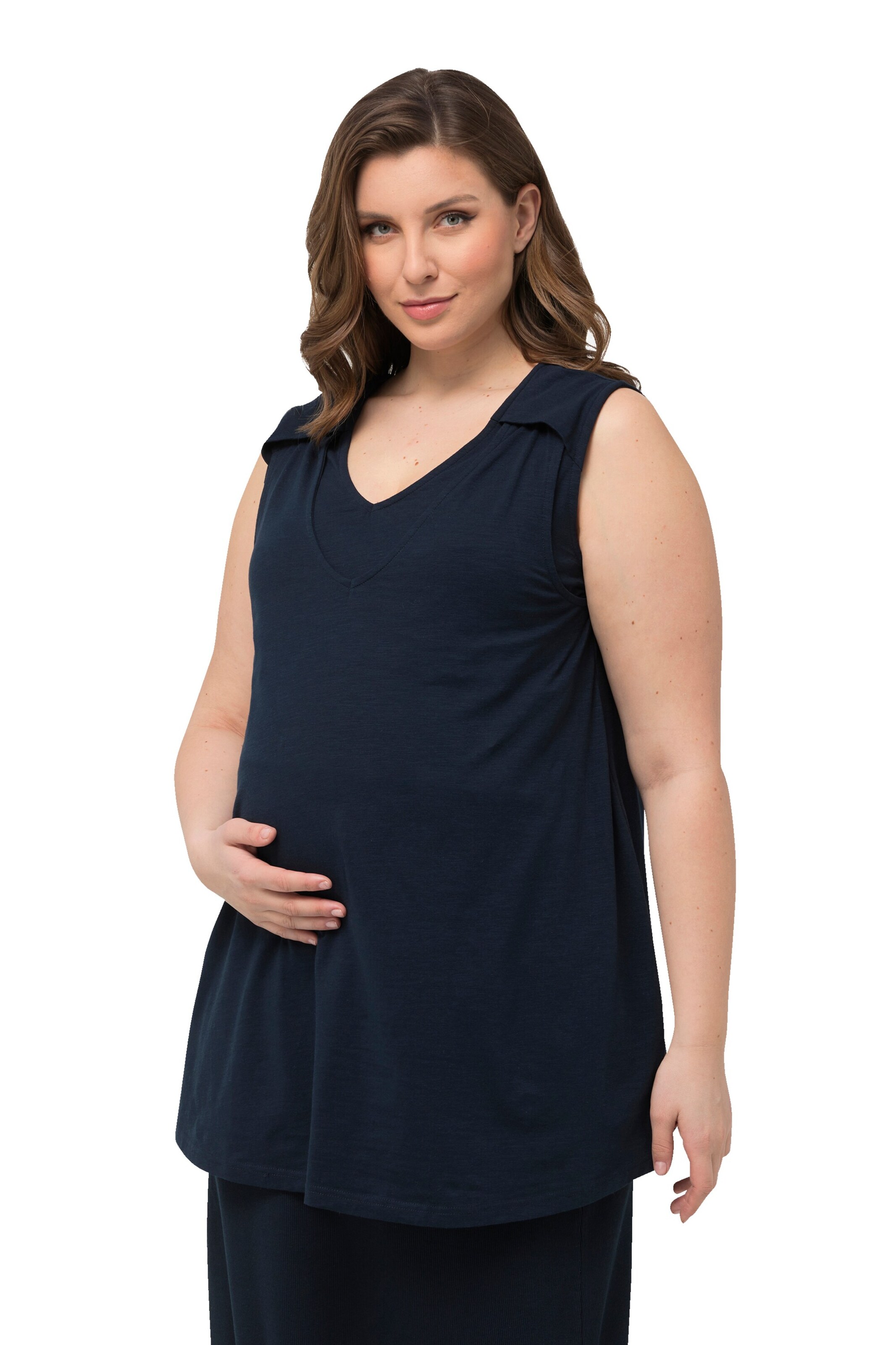 Ulla Popken Shirt in Blau: Vorderseite