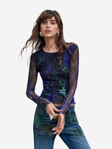 Desigual - Top 'TS_DOTS LEAF_LACROIX 26WWTK02' en lila: frente
