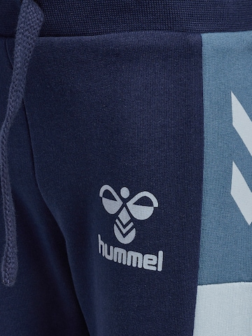 Hummel Regular Workout Pants 'SKYE' in Blue