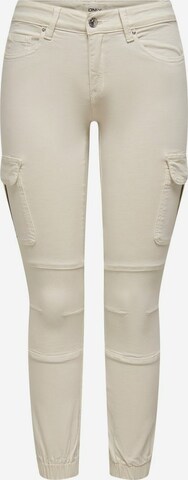 ONLY - Slimfit Pantalón cargo en beige