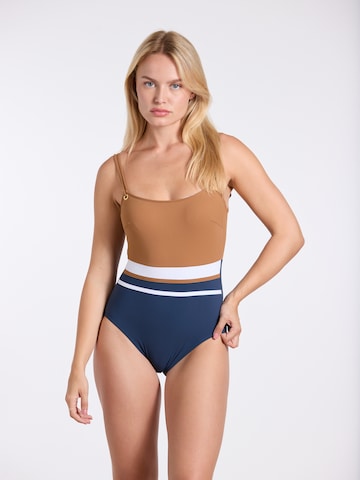 SUNFLAIR Bralette Swimsuit in Blue