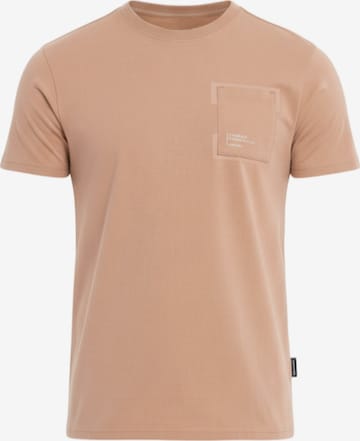 Ombre Shirt in Brown: front