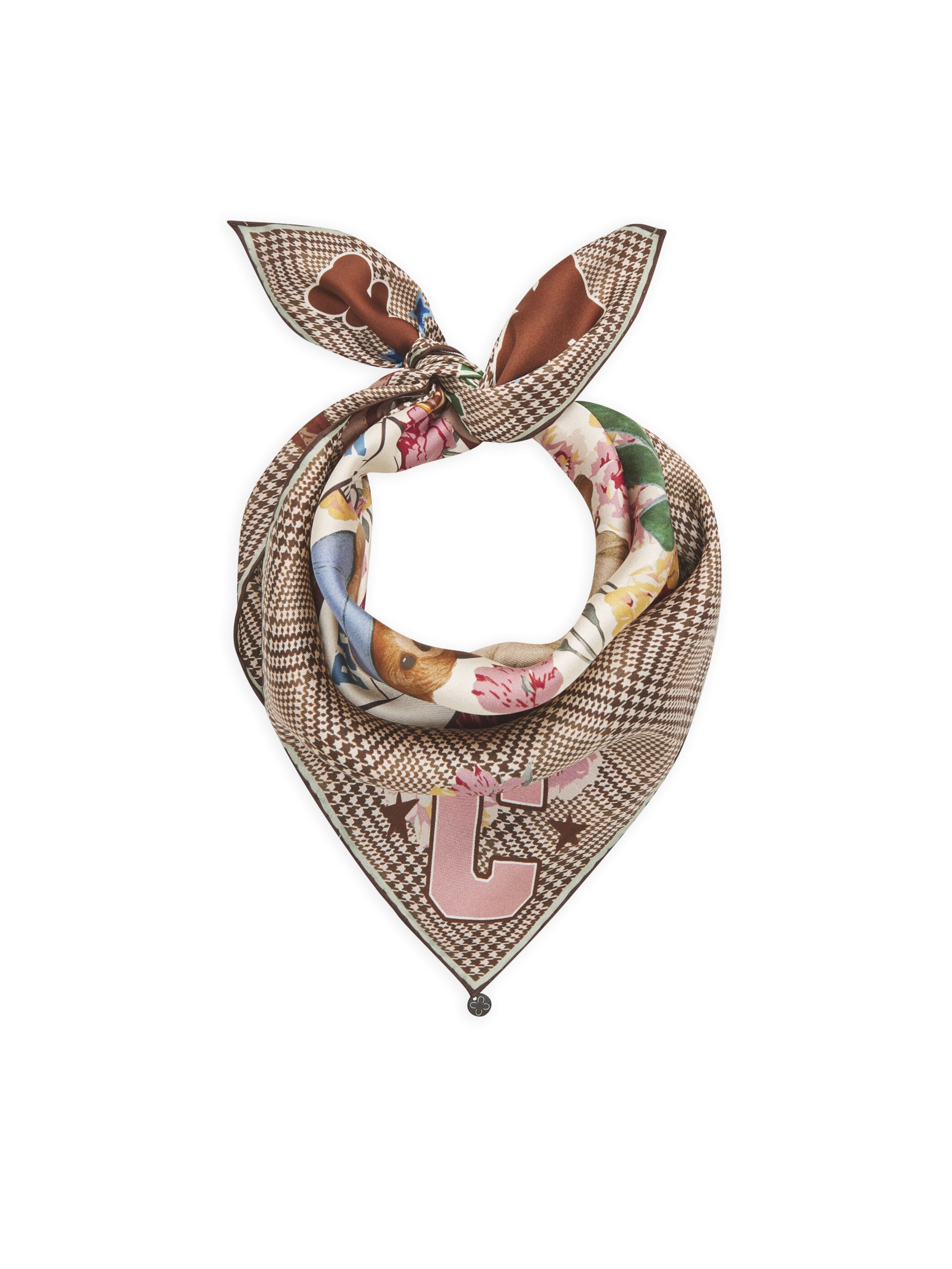 Foulard CODELLO en marron