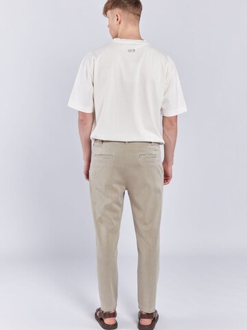 Regular Pantalon à pince Goldgarn en beige