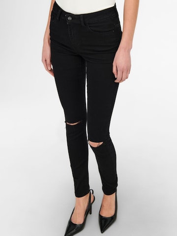 JDY Skinny Jeans 'NIKKI' in Schwarz