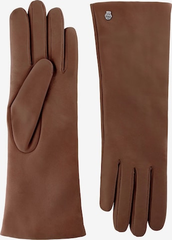 Mezzoguanti 'MOSKAU' di Roeckl in marrone: frontale