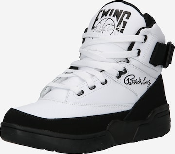 Patrick Ewing High-Top Sneakers in Black: front