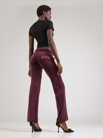 regular Pantaloni 'Del Ray' di Juicy Couture in rosso
