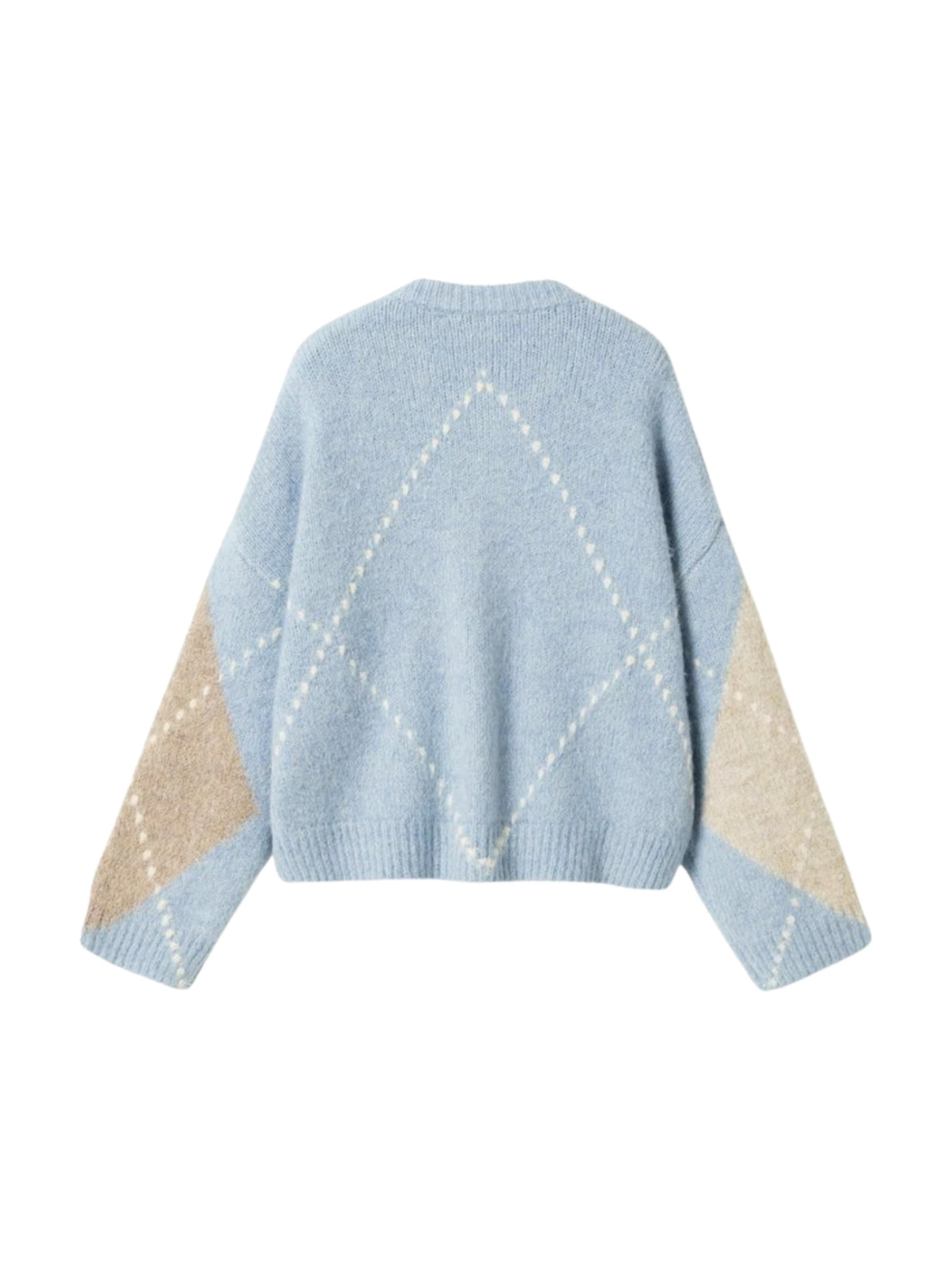 Pull-over ' Lai ' Noella en bleu