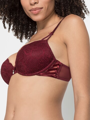 LASCANA Push-up BH in Rood
