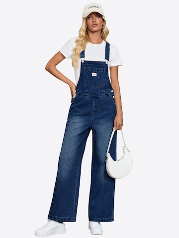 Imily Bela Wide leg Tuinbroek jeans in Blauw
