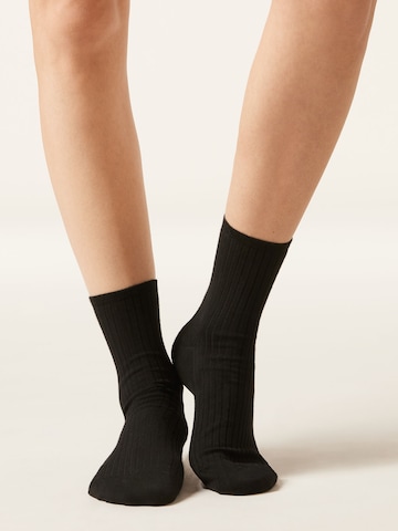 CALZEDONIA Socken in Schwarz: Vorderseite