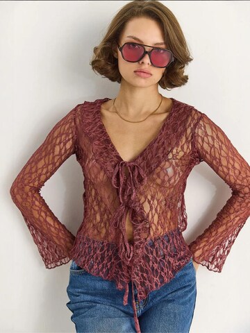 Bianco Lucci Blouse in Lila