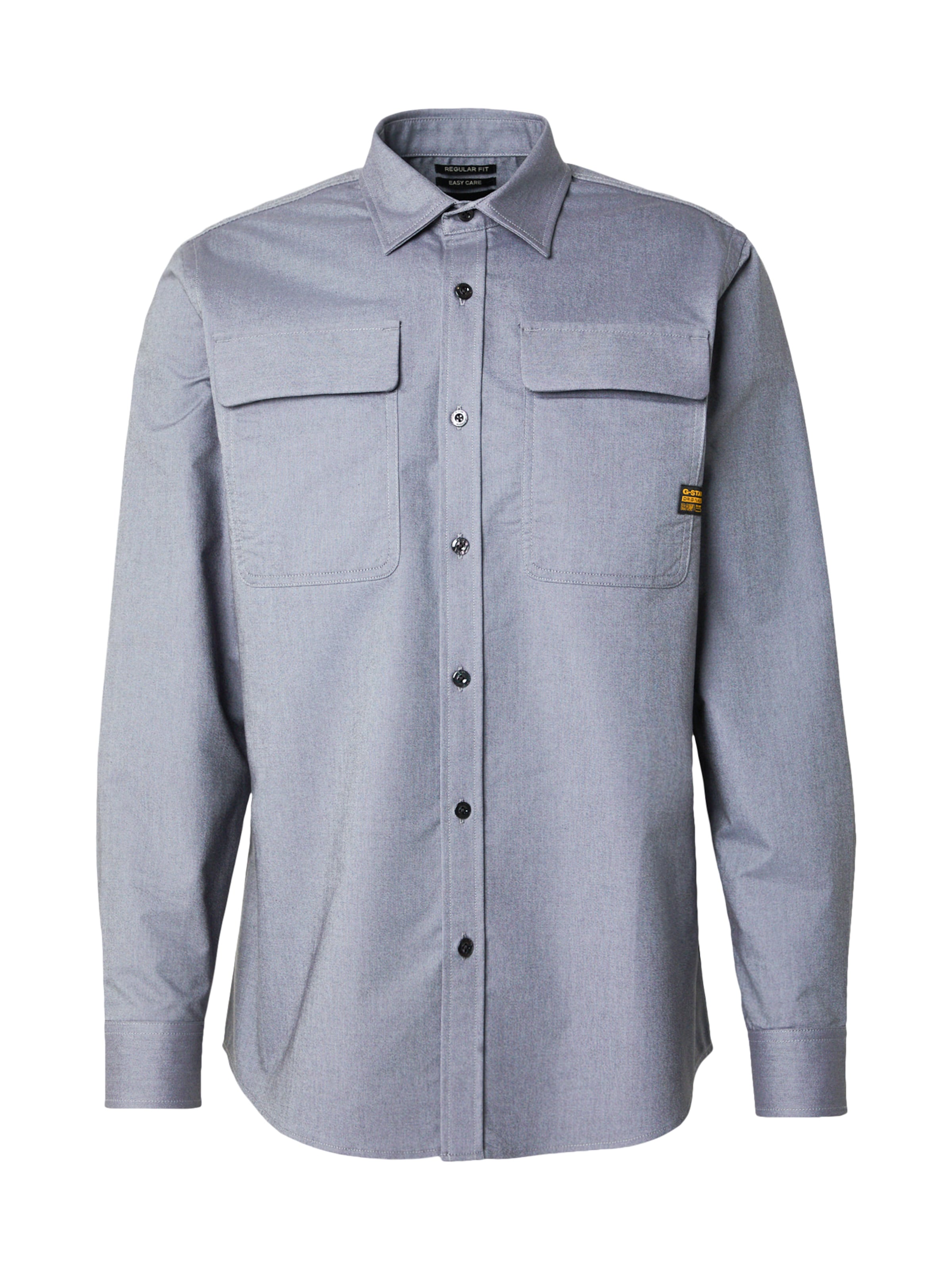 G-STAR Regular fit Πουκάμισο σε μπλε: μπροστά