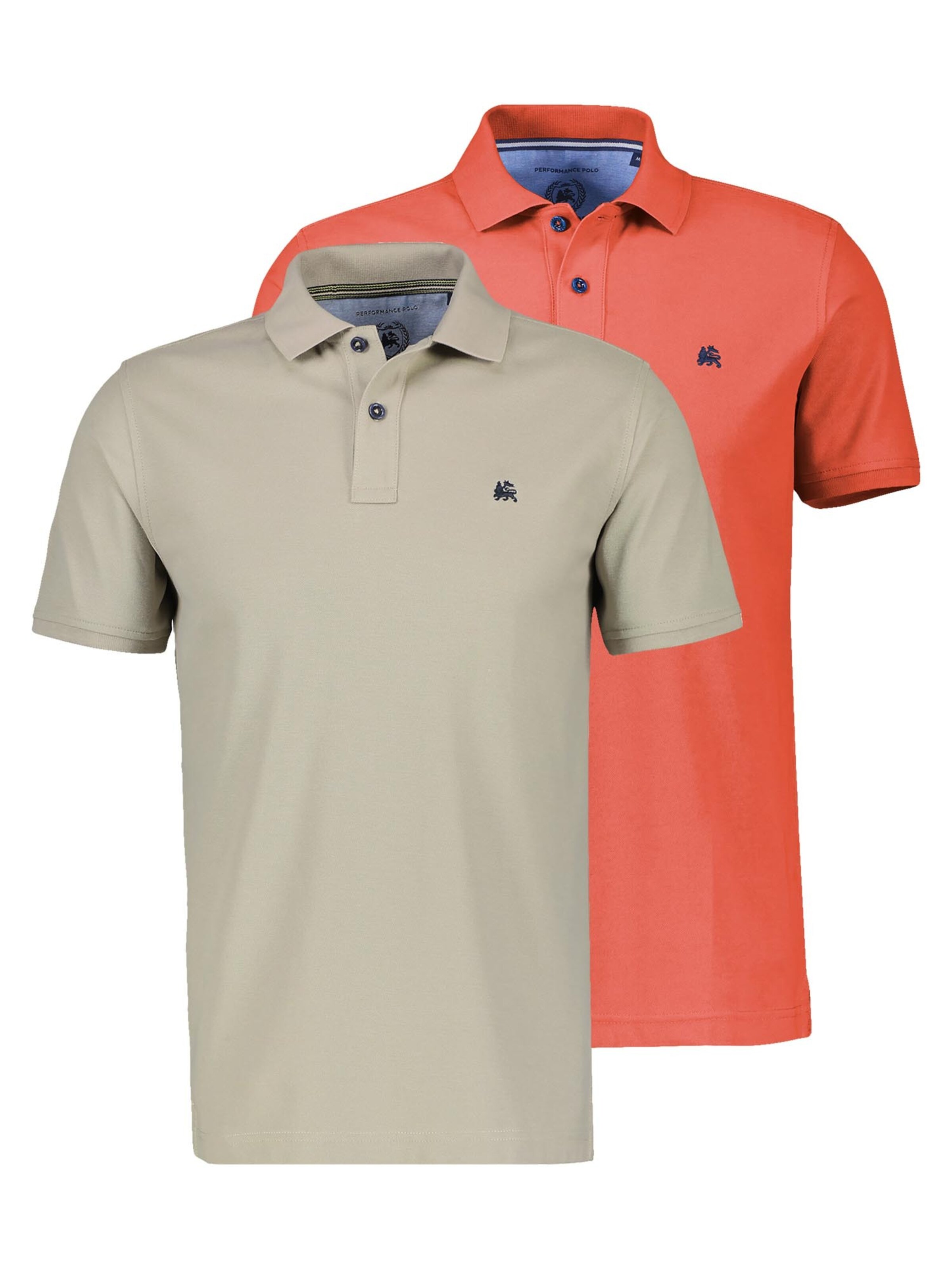 LERROS Shirt 'Basic'‌‌‌‌‌‌‌‌‌ in Orange: Vorderseite