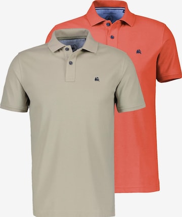 LERROS Shirt 'Basic' in Orange: Vorderseite